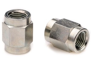 Hex coupling M10x1 steel