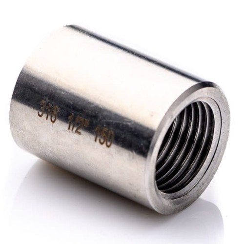Coupling 3'' BSP stainless steel 316