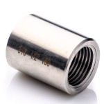 Coupling 2 1/2'' BSP stainless steel 316