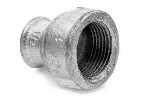 Mufa 1 1/2" x 1 1/4" żeliwo ocynk