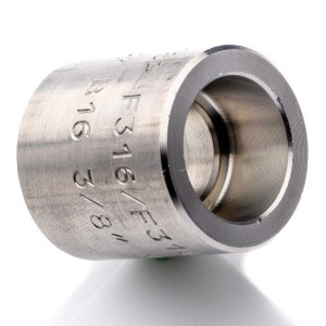 Coupling 3/8" socket weld 316L cl.3000