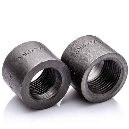 half coupling 1/4'' NPT A105 cl.3000 threaded fitting high-pressure