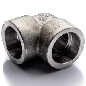 Elbow 3/4'' socket weld 316L cl.3000 90 degrees