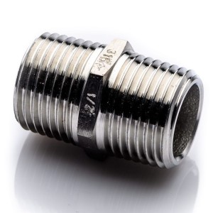 Stainless nipple 1'' 316