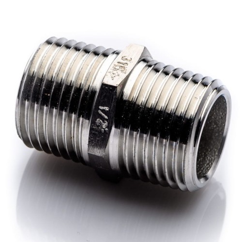 Stainless nipple 1'' 316