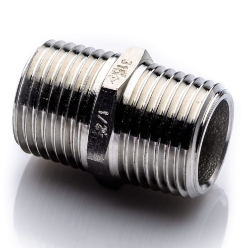 Stainless nipple 2 1/2'' 316