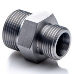 Nypel redukcyjny 3/8'' - M12x1,5 stalowa złączka