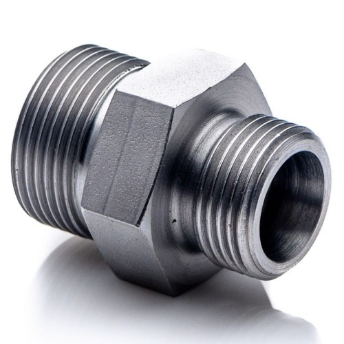 Nypel redukcyjny 3/8'' - M12x1,5 stalowa złączka