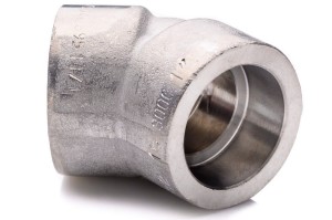 Kolano 3/4'' socket weld 316L kl.3000 45st.