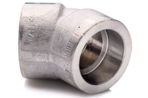 Kolano 1'' socket weld 316L kl.3000 45st.