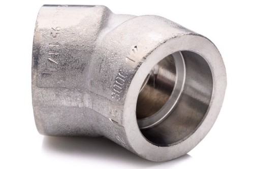Elbow 1'' socket weld 316L cl.3000 45st.