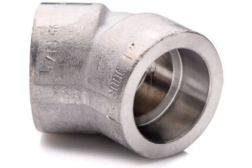 Elbow 1 1/4'' socket weld 316L cl.3000 45st.