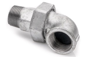  Angle union 1'' galvanized cast iron F-M