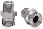 Nypel 3/8'' NPT- 1/2'' BSP stalowy