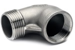 Nipple stainless elbow 3/4'' 316 male female 