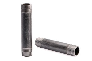 Króciec stalowy 5'' 200mm dwustronnie gwintowany