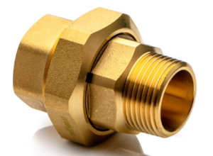 Nipple union 1 1/4" brass
