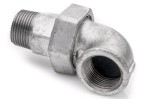 Śrubunek kątowy 2 1/2'' żeliwo ocynk GW-GZ