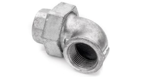Śrubunek kątowy 3/8'' żeliwo ocynk GW-GW