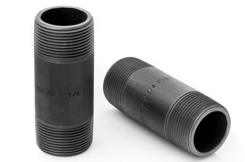 Króciec 1/4'' BSPT Rc 150mm A106