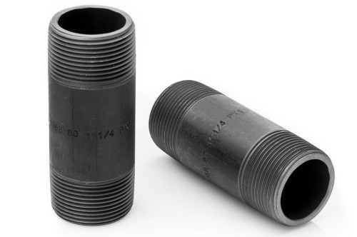 Króciec 1 1/2'' NPT 100mm SCH40 gat. A106