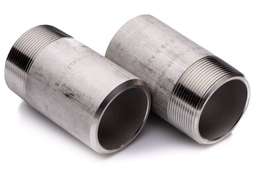 Króciec 2'' NPT stal nierdzewna gat. 304L gwintowany jednostronnie dł. 100mm rurka gwintowana G2''.jpg