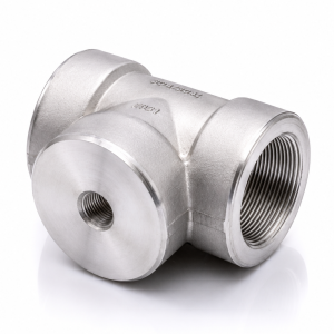 Threaded Tee 2" x 1/2" NPT 316L 3000lbs