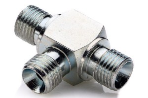 Tee 1/2'' BSP Steel Hydraulic  