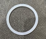 Silicone Gasket 53 × 45 × 3 mm Transparent