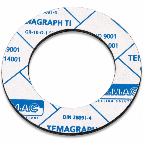 Graphite Gasket DN80 PN10–40 × 2 mm TEMAGRAPH Ti.png