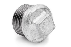 Korek ocynkowany 1/2'' z obrzeżem T9