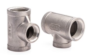 Trójnik nierdzewny 1 1/2" x 1/2" x 1 1/2" gat.316