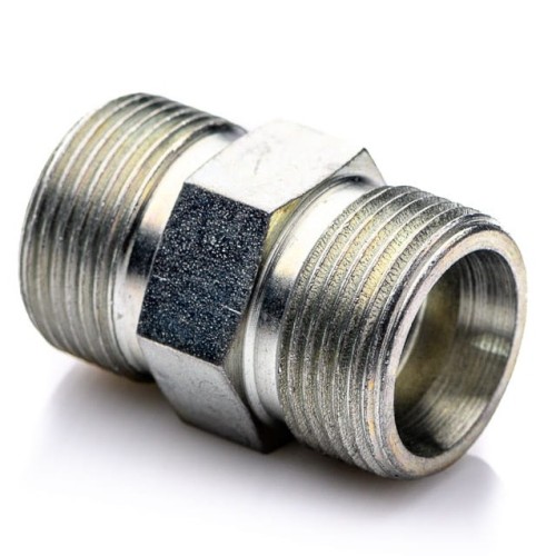 Steel nipple M10x1 metric