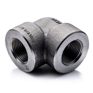 Kolano 1 1/2'' NPT A105 90st. kl.3000