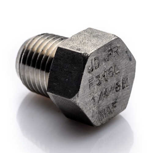 Plug 1/2'' NPT stainless 316L