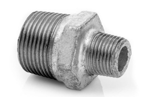 Nypel 3/8''x3/8'' ocynk żeliwo adapter żeliwny GZGZ z gwintami zewnętrznymi.jpg