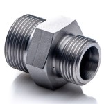 Steel reduction nipple M20x1.5 - M24x1.5 