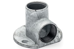 Kolano naścienne 1/2" 90st. GW żeliwo ocynkowane