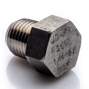 Korek 1/4'' NPT stal nierdzewna 316L
