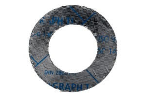 Uszczelka DN25 PN40 gr 2mm grafitowa 