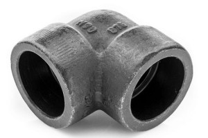Elbow 3/4'' socket weld P355 LF2 cl.3000 90 degrees