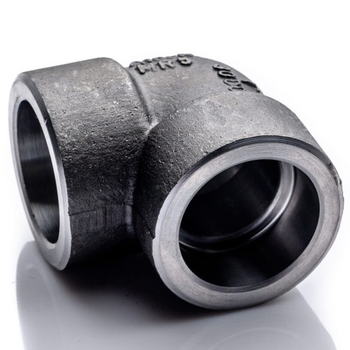 Kolano 1'' kl. 6000 kielichowe SW do rury fi 33,7 ciśnienie 250 bar P245GH P285GH do spawania socked weld
