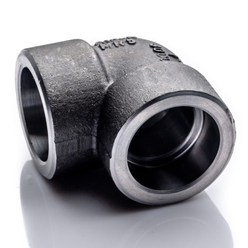 Kolano 3/8'' kl. 3000 90st SW kielichowe do rury fi 17,2 DN10 A105 stal kotłowa do spawania P245GH P285GH  socket weld