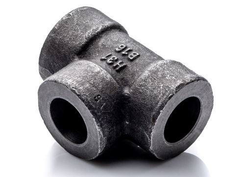 Trójnik 11/2'' 6000 SW A105 kielichowy na rurę DN40 stal kotłowa do spawania P245GH P285GH socket weld 48.3mm