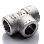 Trójnik 1 1/2'' socket weld 316L kl.3000