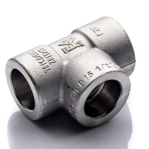 Tee 1 1/2'' socket weld 316L cl.3000