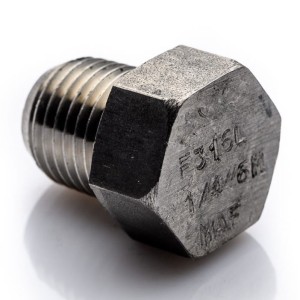 Korek 1'' NPT nierdzewny 304L