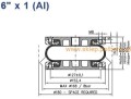 Siłownik mieszkowy 6''x1 Air spring aluminium miech 6x1 poduszka powietrzna ContiTech FS 76-7 Firestone W01R584078.png