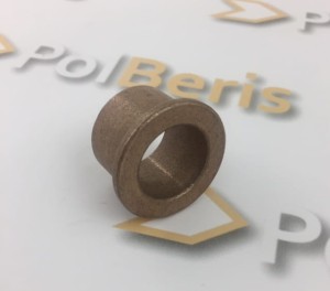 Tuleja ślizgowa SINTF 40E7/50r7x25-60x6 SANKYO z brązu spiekanego z kołnierzem bezobsługowa samosmarna 