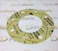 Uszczelka DN25 PN10 x2mm FF TEMAFAST uszczelka płaska bezazbestowa żółta otworowana 4x fi 14mm 115/34/2 podz. 85